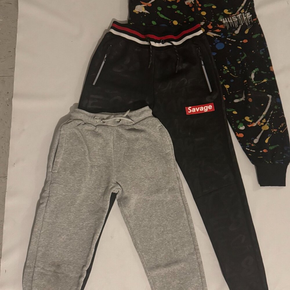 (3) Pairs, Boys-Sizes 10-16, Sweatpants